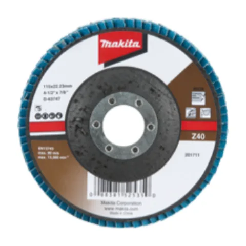 Lamelarni brusni disk 115mm, G120 INOX MAKITA /18871
