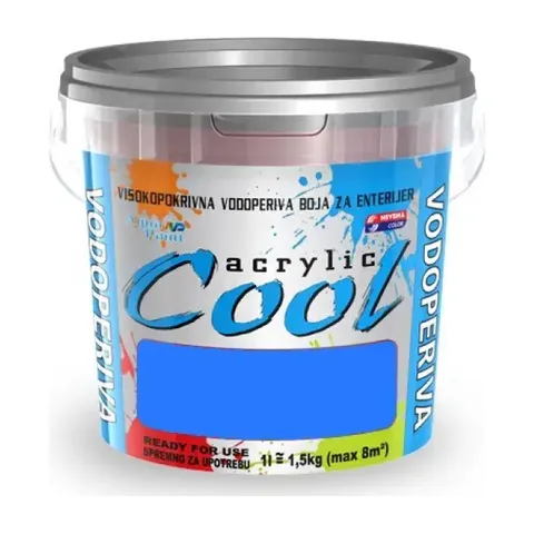 COOL-ACRYLIC, 1L, 23-TAMNO PLAVA