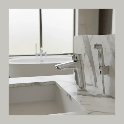 Hansgrohe Logis 160 slavina za lavabo sa higijenskim tušem (71290000)