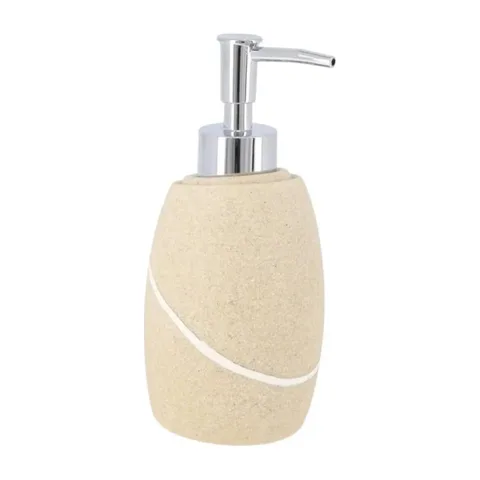 dozator TENDANCE 18*9.1*8.5cm poliresin stone effect bez 62153104
