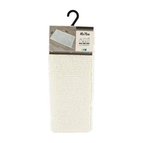 Tepih za kupatilo 45x75cm mikrofiber bela (7707100)