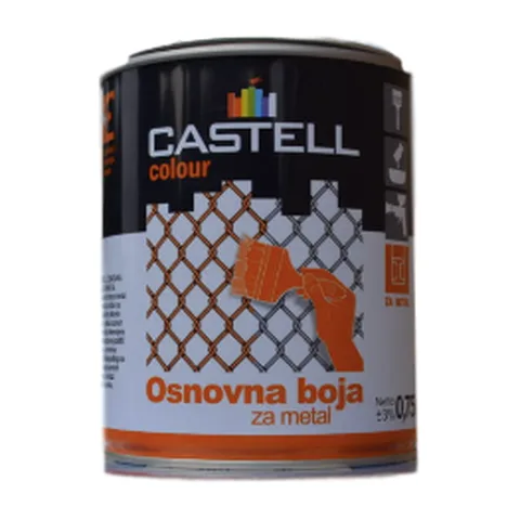 Castell Osnovna Uljana Za Metal Siva 0,75L