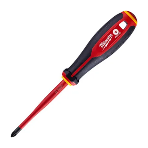 Milwaukee – Izolovani krstasti odvijač VDE PH2 x 100 mm, Tri – Lobe – 4932478722