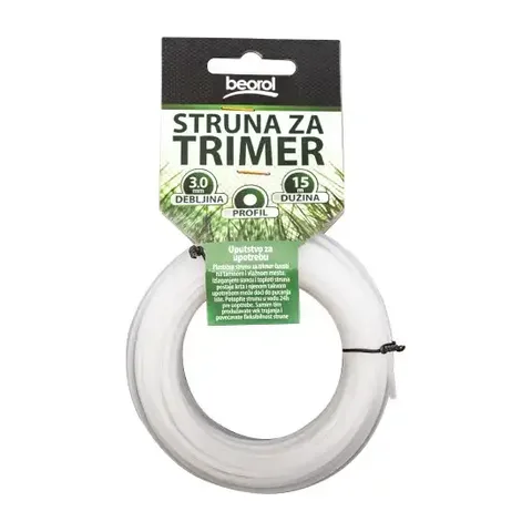 BAL-STRUNA ZA TRIMER OKRUGLA.3.0mm 15m