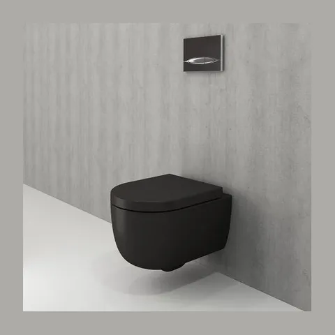 Wc šolja konzolna tondo crna