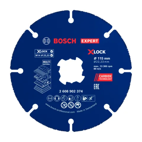 Bosch – EXPERT Carbide višenamenski disk X-LOCK 115mm – 2608902374