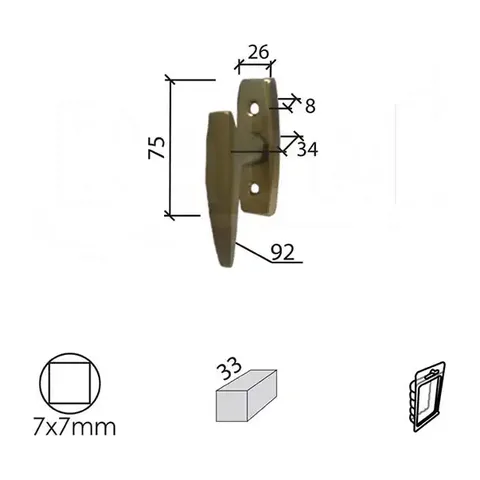 DAB- RUCICA, ZA PROZOR, MINI, 0101602