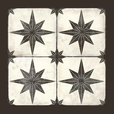 Star Black 45x45cm
