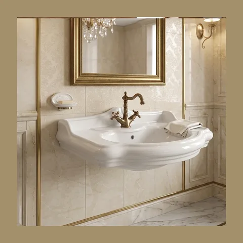 Azzurra JUBILAEUM lavabo 72 cm zidni / na stub (JULA07254T0MBI)