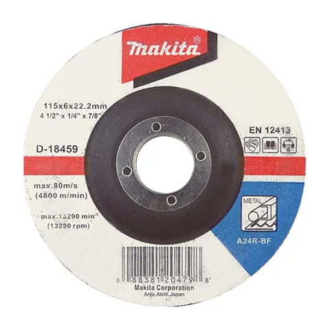 Makita brusni disk sa presovanim centrom D18465