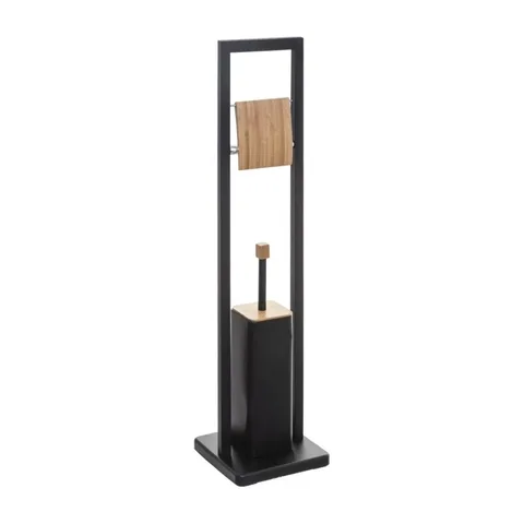 Five držač toalet papira i WC četka Natureo (crna)