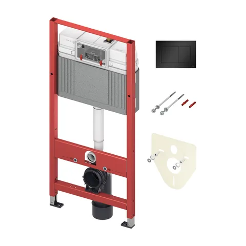 TECEbase modul za WC s Base vodokotlićem i crnom tipkom TECEnow 9400414