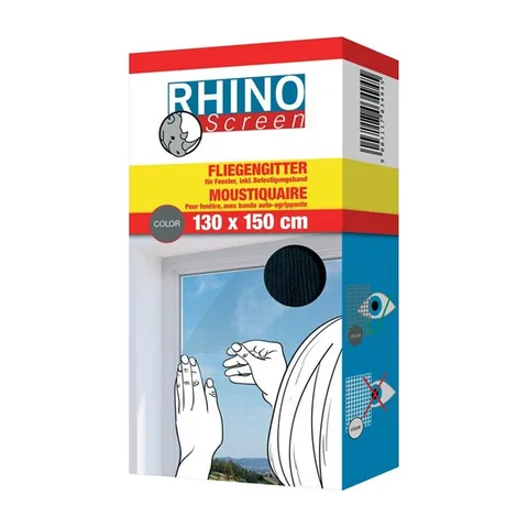Mreža za muve Rhino Screen 130x150cm antracit