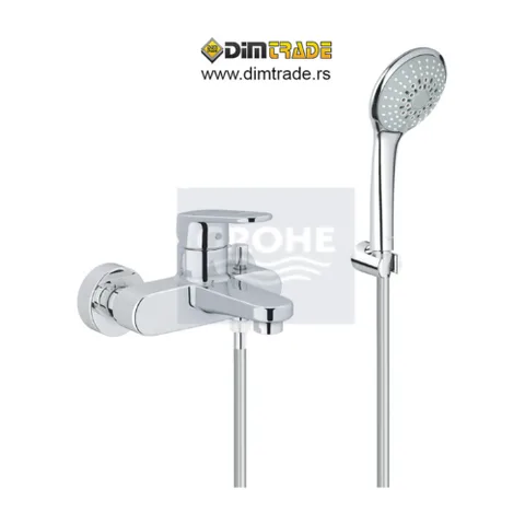 GROHE EUROPLUS BATERIJA ZA KADU SA TUŠ SETOM