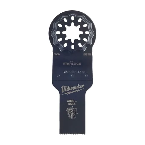 Milwaukee – Set višenamenskih Bi-metalna sečiva za uranjanje za drvo sa ekserima, 35 x 42, 50 kom – 48906521
