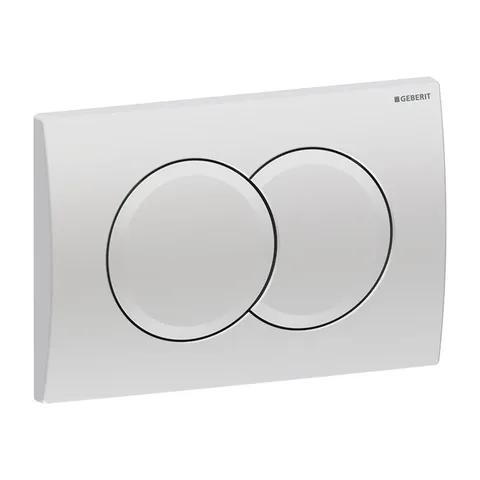 Geberit Delta01 tipka za aktiviranje – bela / hrom mat / hrom sjaj (Hrom mat)