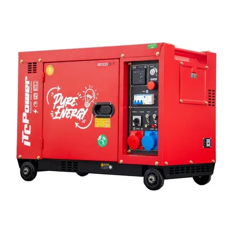 ITCPower – Dizel generator 8 kVA, 400/230 V, elektro start, AVR – 8000D-T