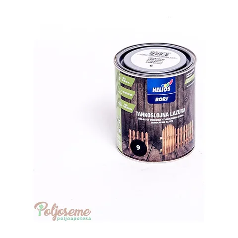 Lazura za drvo Helios Bori, 0,75 l