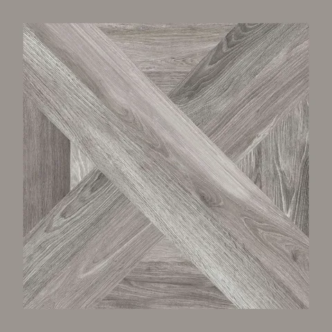 Intarsio grigio rett matt 61×61