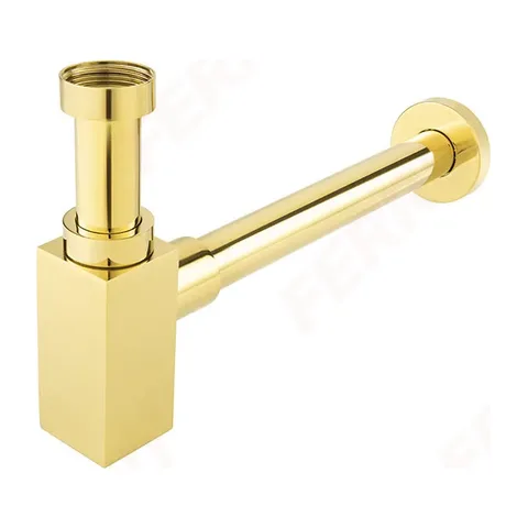 FERRO Zlatni sifon za lavabo, Quadro