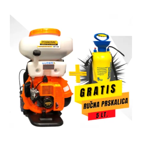 Powerac – SET motorna prskalica atomizer – MT 14X + Ručna prskalica 5lt