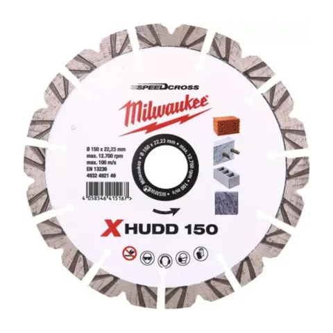 Milwaukee Dijamantski disk XHUDD, 150 x 22,23 mm, Speedcross Premium, 4932492149