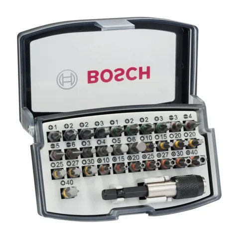 BOSCH – Set Bitova sa brzo izmenjivim držačem,32 delova – 2607017564