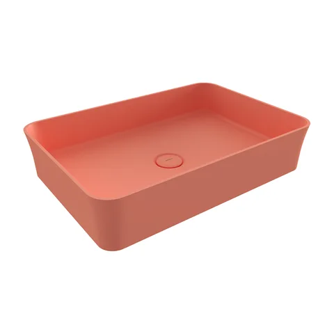 LAVABO SOTTILE 55×38 NADGR. MAT SALMON BOCCHI