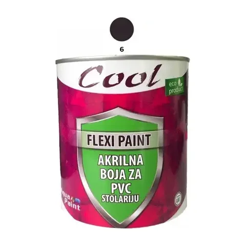 COOL-BOJA ZA PVC FLEXI PAINT 0.65L CRNA