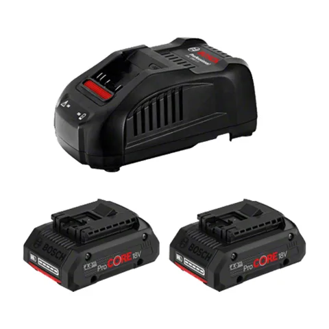 1600A016GF 2X PROCORE18V 4,0AH + GAL1880 BOSCH