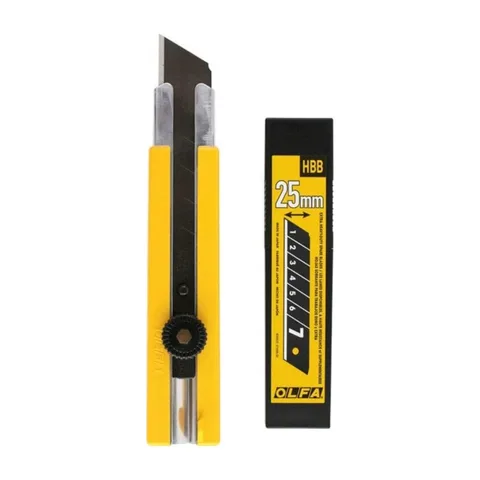 Olfa – Skalpel sa točkićem + set ultraotpornih sečiva 25mm – H-1BB/5BB