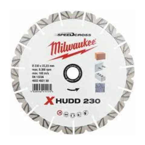 Milwaukee Dijamantski disk XHUDD, 230 x 22,23 mm, Speedcross Premium, 4932492150