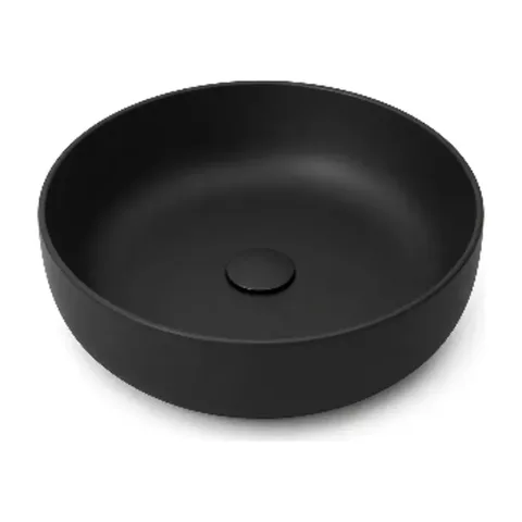 OLYMPIA Nadgradni Lavabo Metamorfosi fi 45 cm – Crni Mat