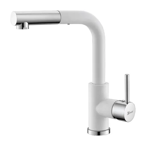 LUX S BATERIJA ZA SUDOPERU BELA X GRANIT METALAC T03815
