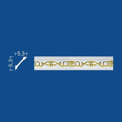 Stiropor ornament lajsna B-6 Gold