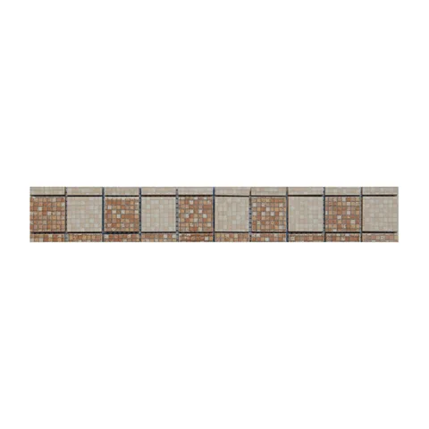Listela Mozaik Cubo Brown 6,1 x 40