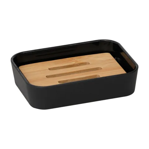 tacna za sapun TENDANCE bambus crni 64110103