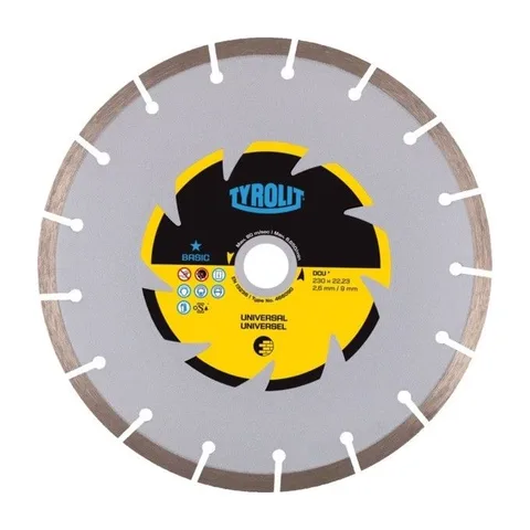 Tyrolit – Dijamantska rezna ploča za suvo rezanje betona 125x2x22.2 – Basic – 466084