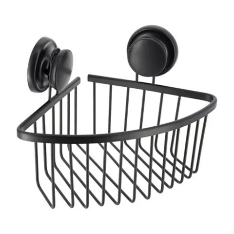 polica TENDANCE 19.7*19.7cm zicana ugaona vakum crna 91003108