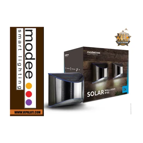 LED SOLARNA ZIDNA LAMPA 102 2 KOM – MODEE