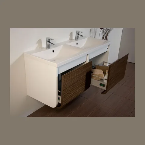 Dupli lavabo sa ormarićem VENUS Walnut 120×48 cm