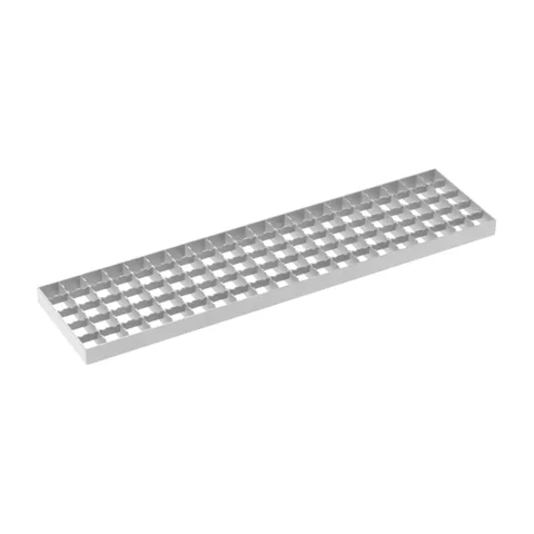 Aco Modular 125 inox pokrivna rešetka mrežasta protivklizna 123x1000mm 21610