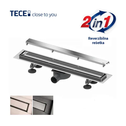 Tuš kanalica TECE Linus 2/1