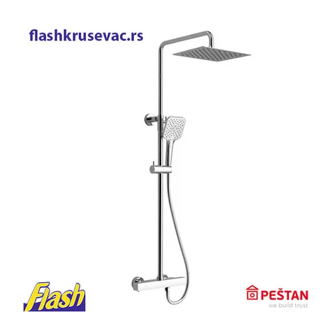 Termostatska slavina za tuš kabinu i usponski tuš – Peštan Fluenta QOW-TS Hrom 40010786