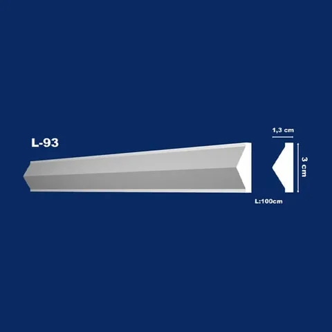 Gipsana lajsna linijska L-93