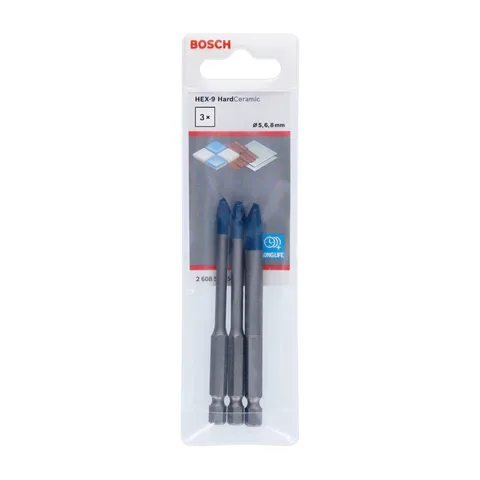 2608900595 SET HEX-9 HARDCER 3/1 5/6/8 BOSCH