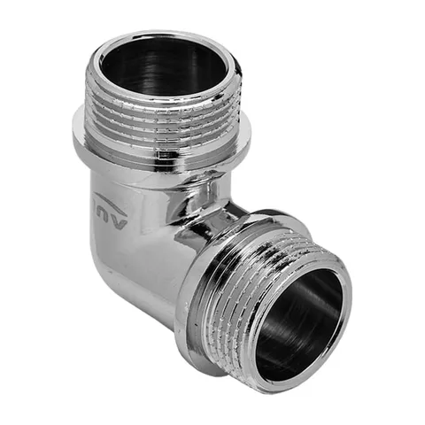Koleno hromirano S/S navoj (3/8″)