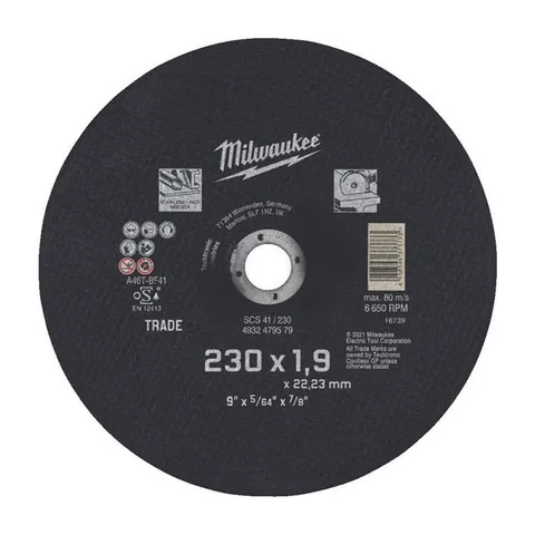 Rezna Ploca 230×1.9 Milwaukee 4932479579