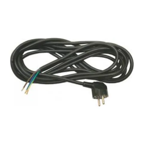 Priključni kabal H05VV -F 3×0,75/2m crni