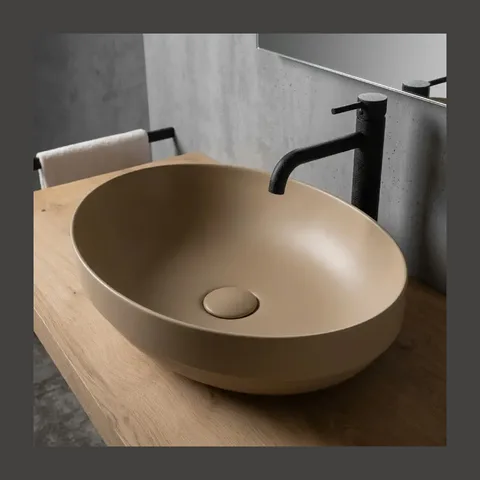AXA Decus nadgradni lavabo 50 × 35 cm sahara mat (8510010)